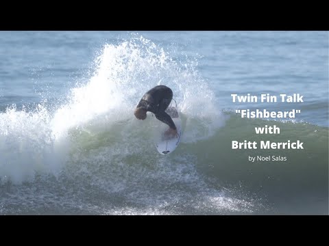 Coffee with Britt Merrick talking "Twin Fins" & CI's new "Fishbeard" Surfboard