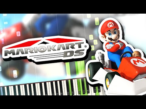Mario Kart DS - Title Screen Theme Piano Tutorial Synthesia