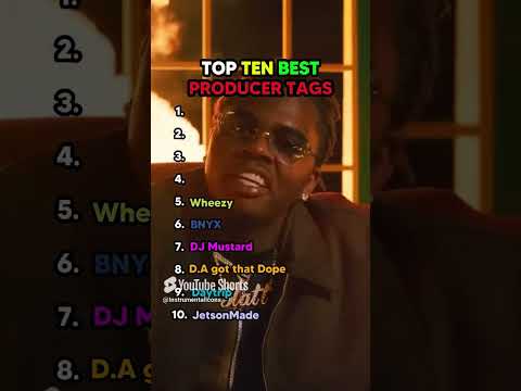 Ranking the TOP TEN Producer Tags #producertags