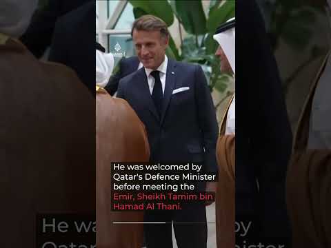 Macron visits Qatar amid push to secure Gulf fuel supplies | AJ #shorts
