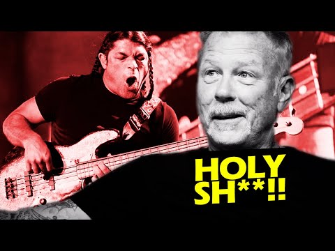 JAMES HETFIELD SORPRENDIDO POR LA HABILIDAD Y TALENTO DE ROBERT TRUJILLO (VIDEO RARO) #METALLICA