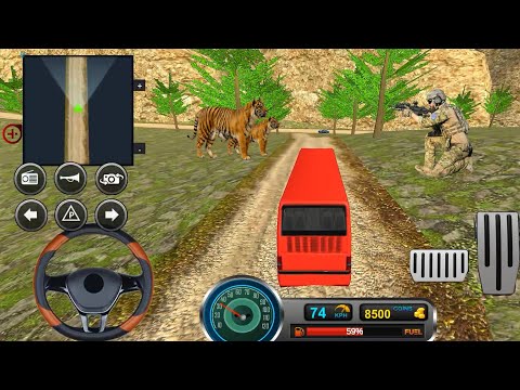 Uphill Offroad Bus Driving simulator - New Level Unlock - Android gameplay