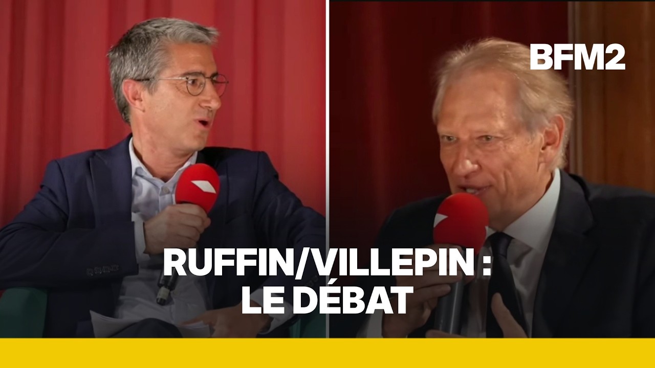 François Ruffin débat avec Dominique de Villepin, pour "Libé 2027", en partenariat avec BFM