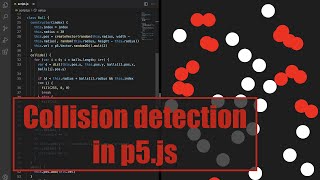 Collision detection in p5.js | Tutorial #9