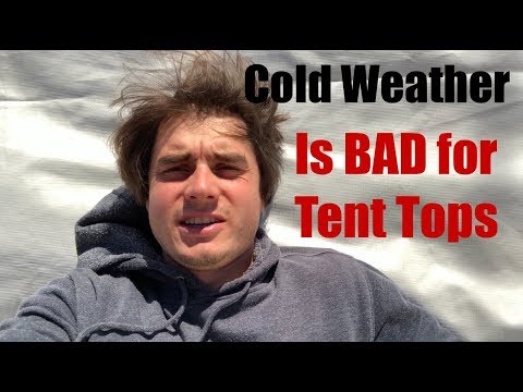 Cold Weather Is Bad on Marquee High Peak Tent Tops