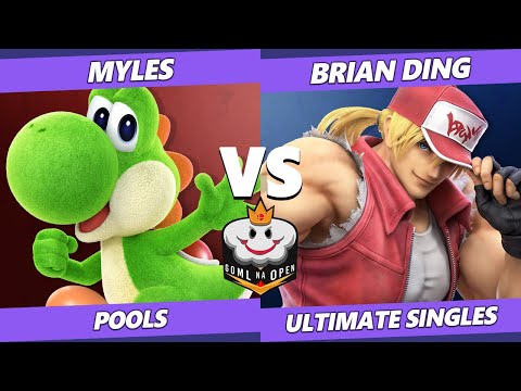 GOML NA Open Northeast USA SSBU - Myles (Yoshi) Vs. Brian Ding (Terry) Ultimate Pools