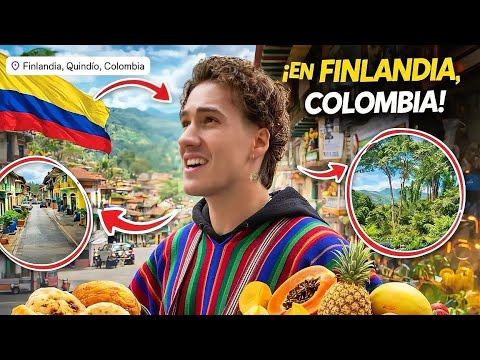 ¡Fuimos a FILANDIA… pero en COLOMBIA! 🇨🇴 y su comida me sorprendió