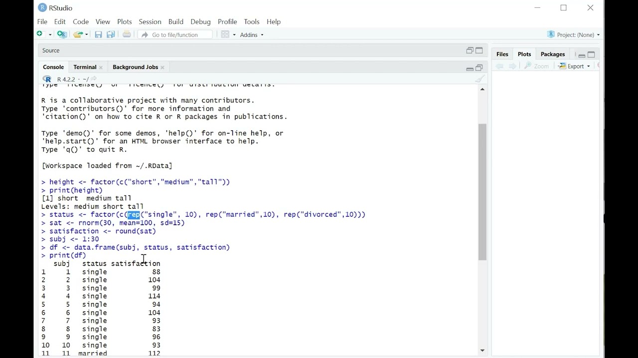 How to Create Factor Variables in R