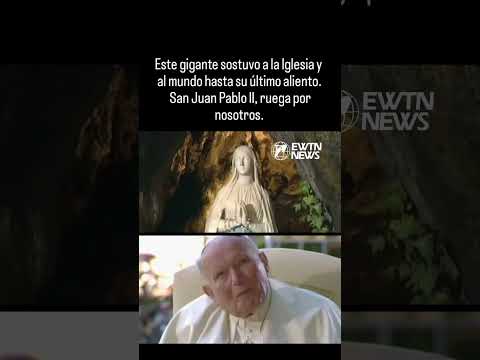Cada 22 de octubre, la Iglesia celebra la fiesta de San Juan Pablo II #juanpabloii #sanjuanpabloii