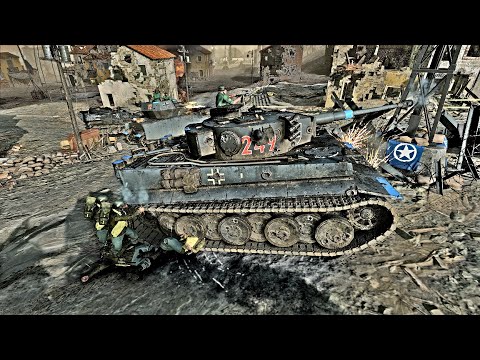 DEADLY Tiger Tank LAST STAND… Surrounded But Still Firing! | Company of Heroes 3