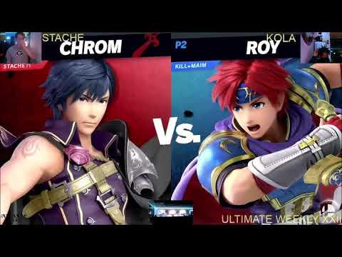 4o4 Ultimate Weekly XXII - Stache (Palutena, Chrom) vs Kola (Roy, Snake) - Losers Final