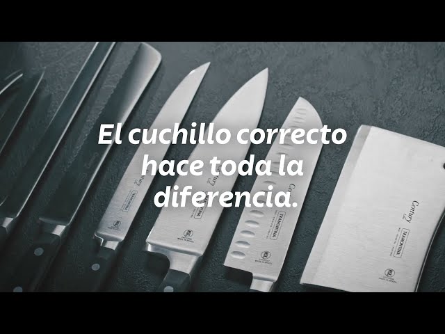 Vídeo relacionado con Tramontina Juego de 6 Cuchillos Dentados para Carne color negro Plenus
