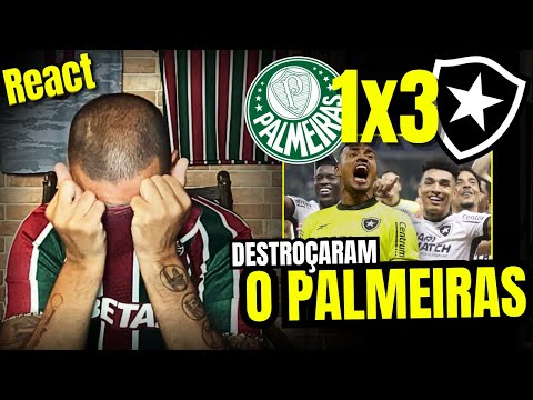 React Palmeiras 1x3 BOTAFOGO | Simplesmente um massacre no Allianz Parque🤬