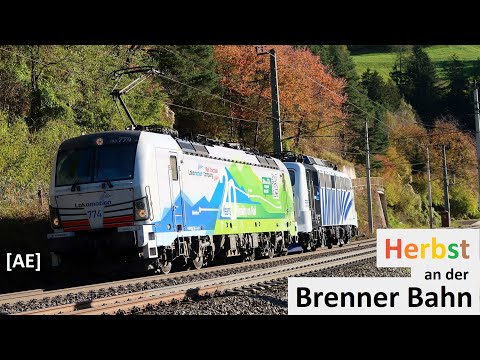 Herbst an der Brennerbahn zwischen Innsbruck und Franzensfeste - Züge, Farben & Berge - Alex E  AE