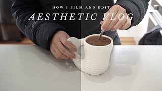 How I create aesthetic vlogs  thisisMys silent vlo