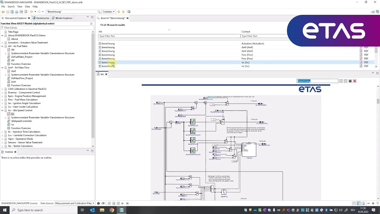 EHANDBOOK-NAVIGATOR V11.1 – PDF support | ETAS