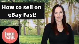 How To Sell On eBay Fast! My top 6 tips for selling faster online.
