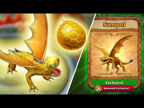Sunspot — New Exclusive Small Shadow Max Level 175 Titan Mode | Dragons: Rise of Berk
