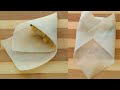 How To Fold And Wrap Samosas And Spring Rolls By Punjabi Kitchen Routines Ramzan Special