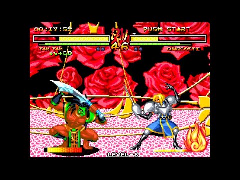 TAM TAM vs CHARLOTTE (Hardest Difficulty) Samurai Shodown V