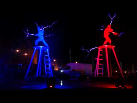 Lords of Lightning Show @ Boomtown 2013 Electric Ninja Show