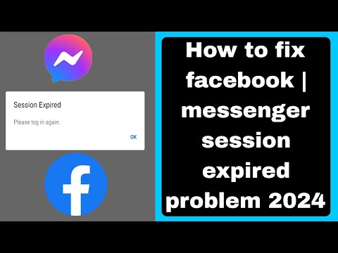 How to fix facebook | messenger session expired. Please log in again problem 2024