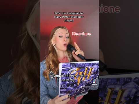 Harry Potter characters singing #harrypotter #harrypotterpov #dracomalfoy #harrypottercharacters