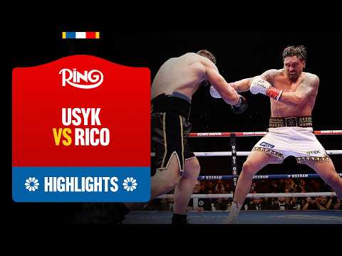 WILD FINISH! Oleksandr Usyk vs Rico Verhoeven | FIGHT HIGHLIGHTS