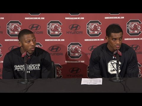 POST-GAME: Bryson Allen-Williams, T.J. Holloman on Georgia — 10/9/16