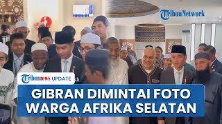 Momen Wapres Gibran Diserbu Jemaah Masjid Afrika Selatan, Dimintai Foto saat Hendak Salat Zuhur