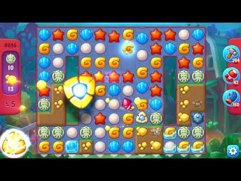 Fishdom 6635 Hard Level - 16 moves - NO BooSTERS