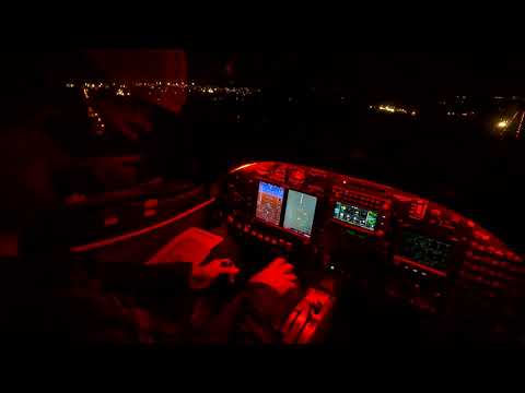 Night Flight LFCH RWY 07 🦉 [5K]