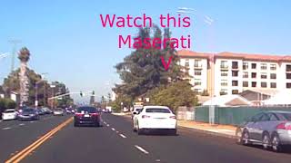Bad Drivers in SF Bay Area (6): Maserati Driver Thinks He Owns The Streets
