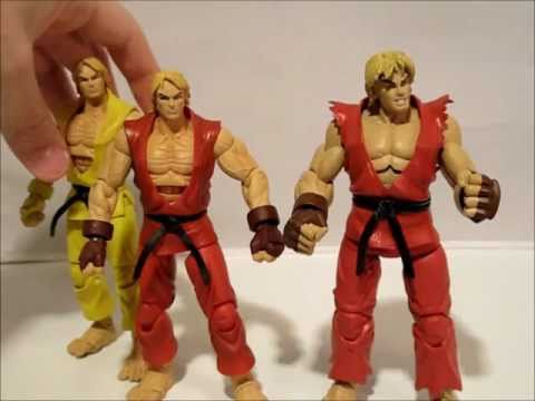 SOTA Street Fighter KEN MASTERS Action Figure Video Review