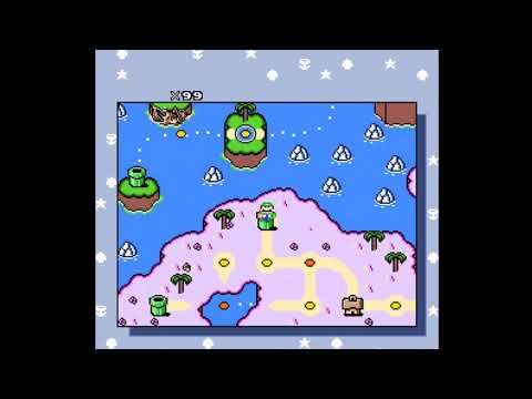 SMW ROM Hack Overworld - Super Mario World: The Princess Rescue 2 - Luigi's Journey!