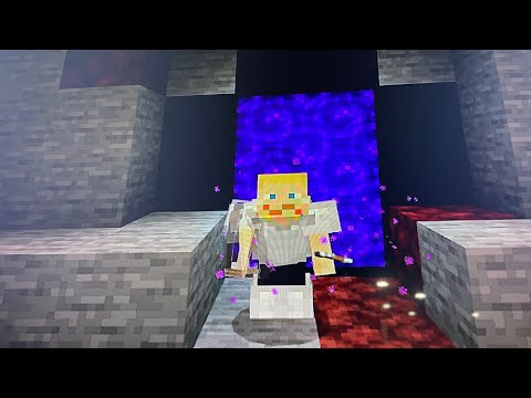 The last nether portal and the magical kingdom #minecraft #viral #shorts ￼