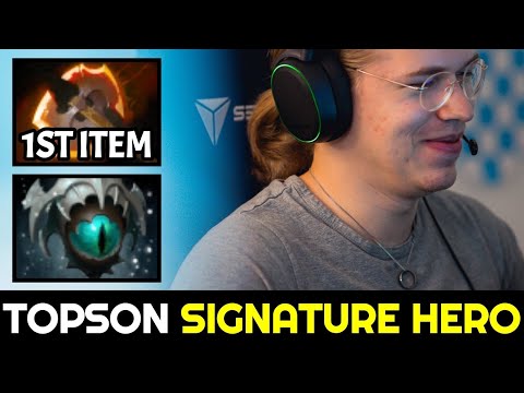 TOPSON Signature Hero Monkey King with First Item Battle Fury Dota 2