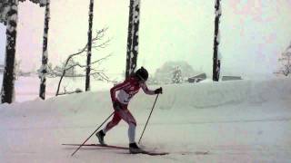preview picture of video '2011/01/21.新潟県スキー選手権大会クロスカントリー競技1日目'