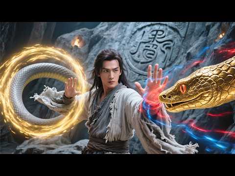 🔥功夫電影！廢柴挑戰通天塔被群嘲，怎料他竟一招秒殺鎮塔巨蟒，登頂第一人！ ⚔️ 功夫 MMA | KungFu🔥 # 奇幻 #逆襲