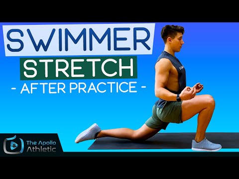 After Practice Stretch For Swimmers