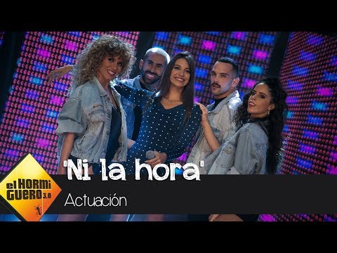 Ana Guerra revoluciona el plató cantando en directo 'Ni la hora' - El Hormiguero 3.0