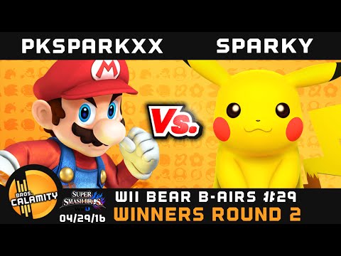 WBB #29 | BC PKSparkxx (Mario, Yoshi) vs Sparky (Pikachu) - Winners Round 2 - Sm4sh Singles
