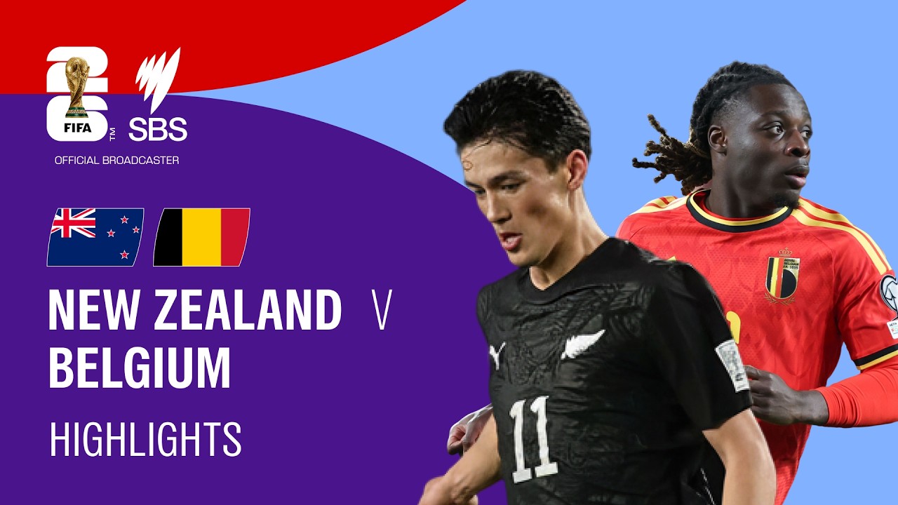 New Zealand v Belgium: FIFA World Cup 2026 Highlights Group G