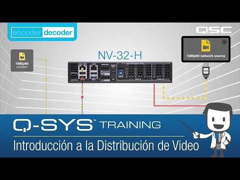Q-SYS Video 101 Training  |  Intro to Q-SYS Video Distribution (ES)