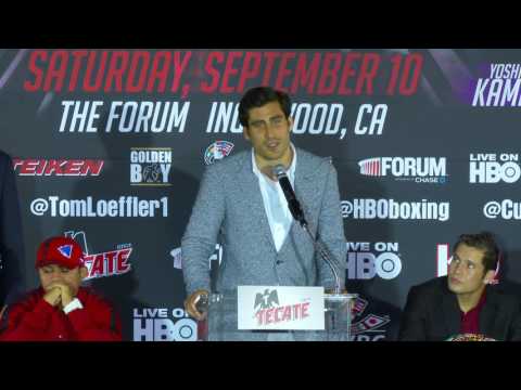 "CHOCOLATITO" GONZALEZ vs. CARLOS CUADRAS" - Press Conference 7.25.2016
