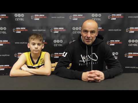 CEYBL U13 - Press conference, 1.4. 2022, Sršni Písek - HAKRO Merlins Crailsheim