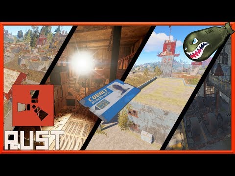 Rust | Where to Get Red Key Cards, All Blue Monument Puzzle Locations (Rust Tutorials)