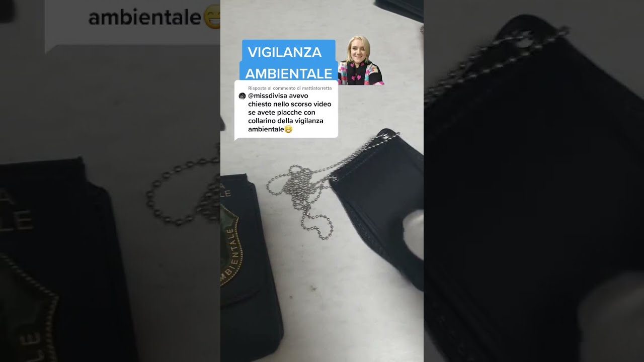 Portafogli e placche vigilanza ambientale