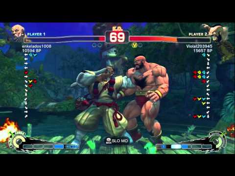 Violat [Zangief] vs enkelados [Gouken] SSF4 Japanese Online Ranked Matches - TRUE-HD