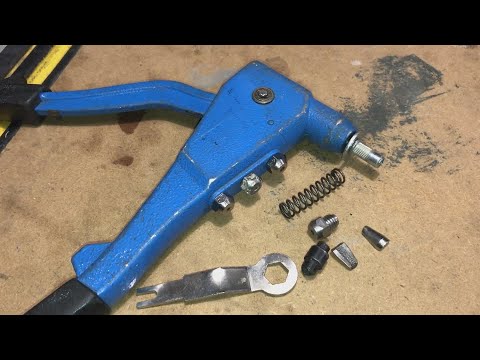 HOW TO INSERT A NUT WITH A RIVET POP GUN